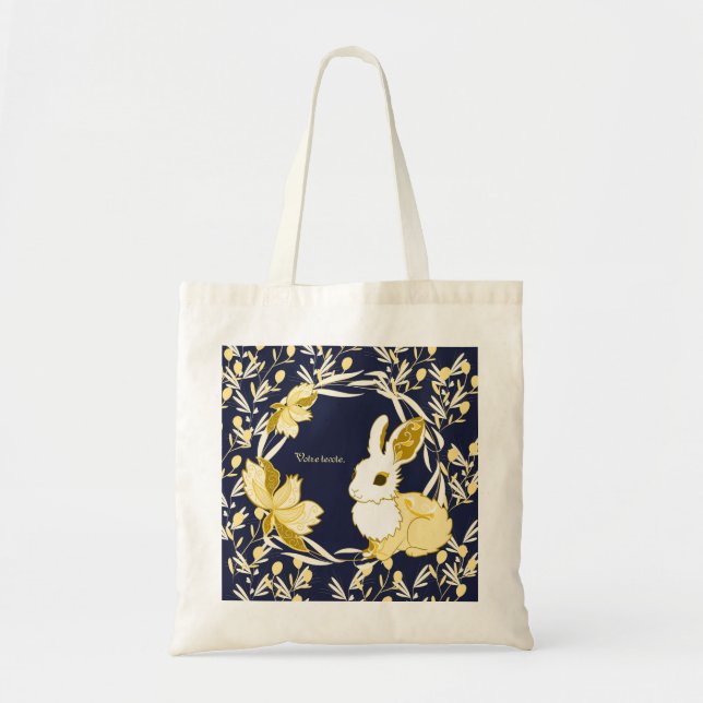 Coco the rabbit tote bag (Front)