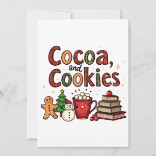 Cocoa and Cookies Christmas Lovers Invitation