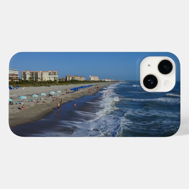 Cocoa Beach Coastline iPhone Case (Back (Horizontal))