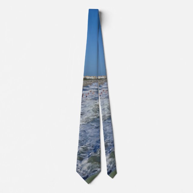 Cocoa Beach Coastline Neck Tie (Front)