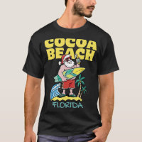 COCOA BEACH FLORIDA Santa Christmas Surfing