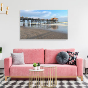 Cocoa Beach Pier Florida Photograph Canvas Print