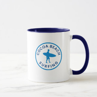 Cocoa Beach Surfing Coffee Mug