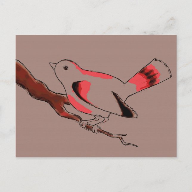 Cocoa Birdy postcard (Front)
