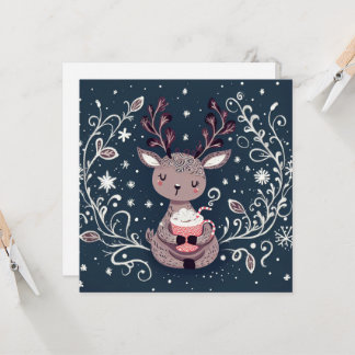 Cocoa Carols Rudolph Card