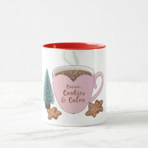 Cocoa, Cookies & Calm – Pastel Christmas CoT-Shirt Mug