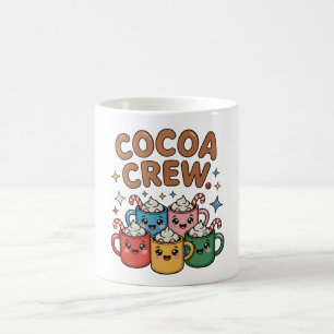 Cocoa Crew Hot Chocolate Kawaii Christmas Xmas Coffee Mug