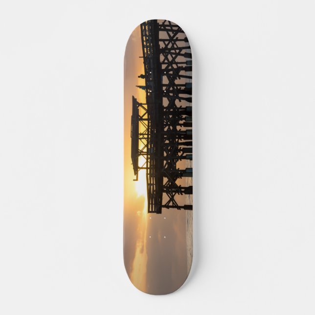 Cocoa First Sunrise Skateboard (Front)