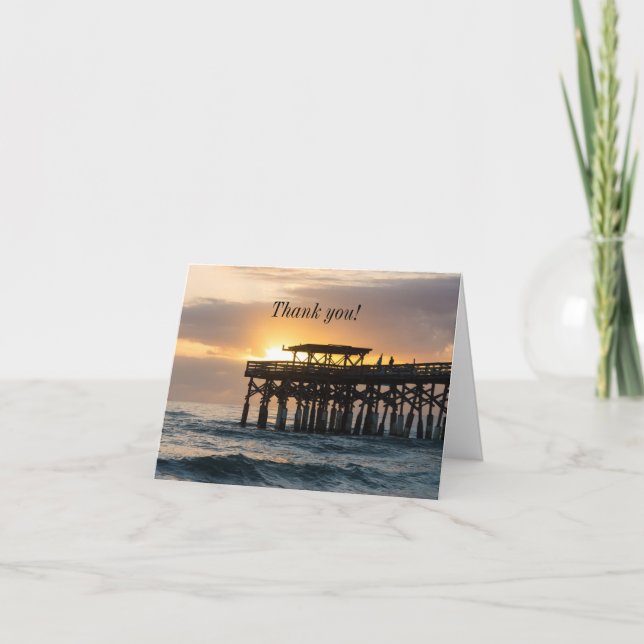 Cocoa First Sunrise Thank You Card (Front)