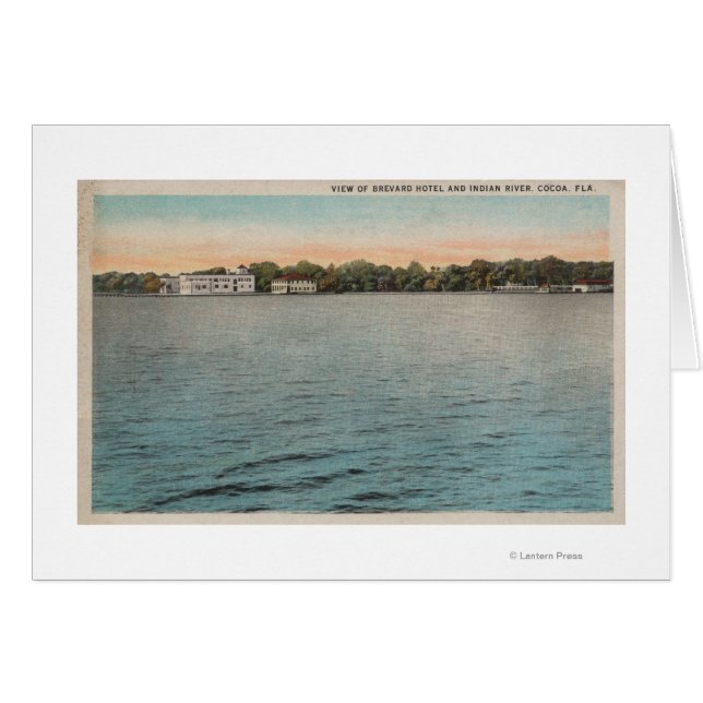 Cocoa, Floride - Vue sur Brevard Hotel & Indian (Devant horizontal)
