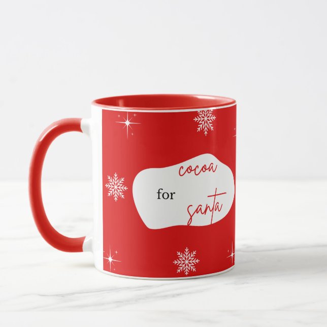 Cocoa For Santa Mug (Left)