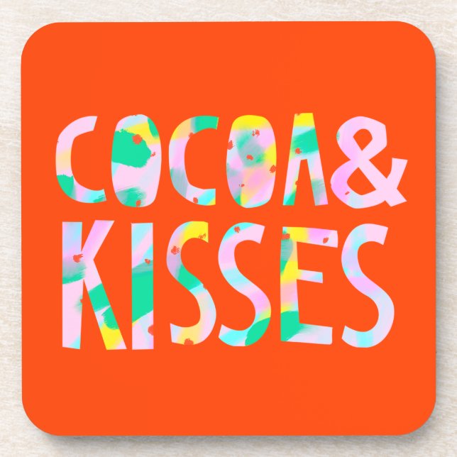 Cocoa & Kisses Coaster (Front)