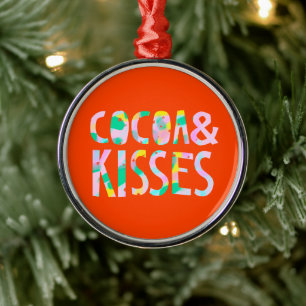 Cocoa & Kisses Metal Ornament