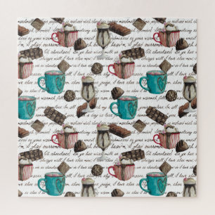 Cocoa marshmallows hot chocolate candy winter    jigsaw puzzle