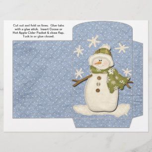 Cocoa or Apple Cider Packet envelope gift Flyer