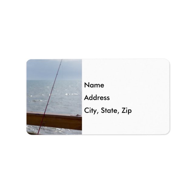 Cocoa Pier Fishing Label (Front)