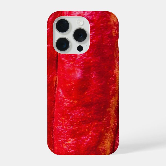cocoa pod red iPhone case (Back)