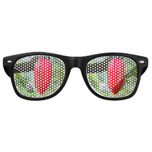 cocoa pod red retro sunglasses