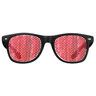 cocoa pod red retro sunglasses