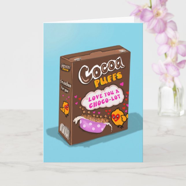 Cocoa Puffs jeu de cartes Valentine's Day (Orchidée)