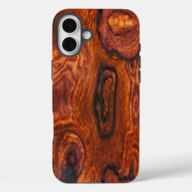 Cocobolo (bois) Finish iPhone 5 coque (Verso)