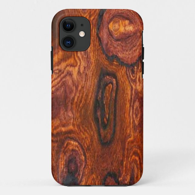 Cocobolo (wood) Finish iPhone 5 case (Back)