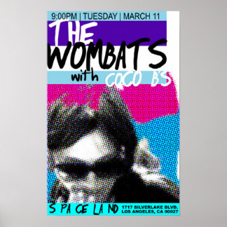CoCoB's  at Spaceland Poster