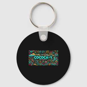 Cococay Beach Bahamas Travel Summer Family Vacatio Keychain