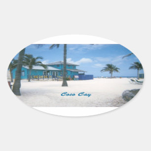 CocoCay Oval Sticker