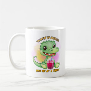 cocodrille quote cartoon character coffee mug