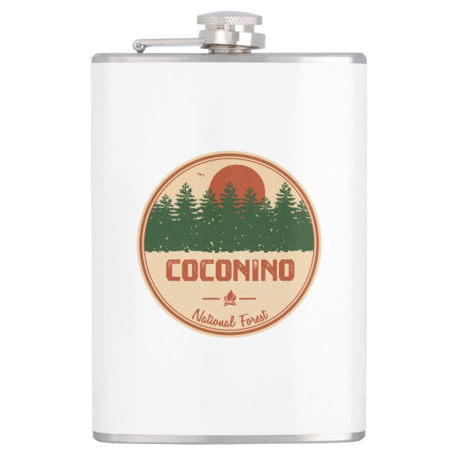 Coconino National Forest Hip Flask (Front)
