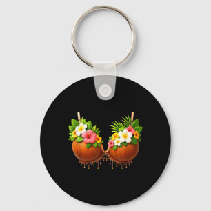 Coconut Bra Halloween Costume DIY Funny Summer Keychain