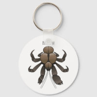 Coconut crab cartoon illustration