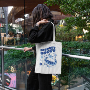 Coconut Doggy Capybara Tote Bag