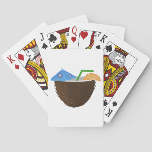 Coconut Drink Playing Cards