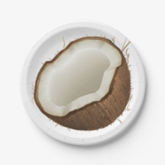 Coconut - Emoji Paper Plate (Front)