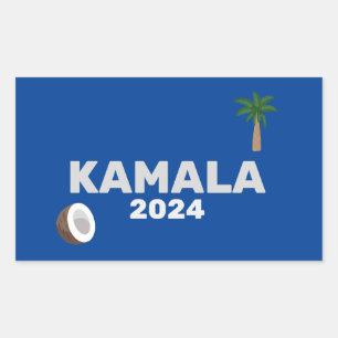 Coconut Harris 2024 Election Sticker