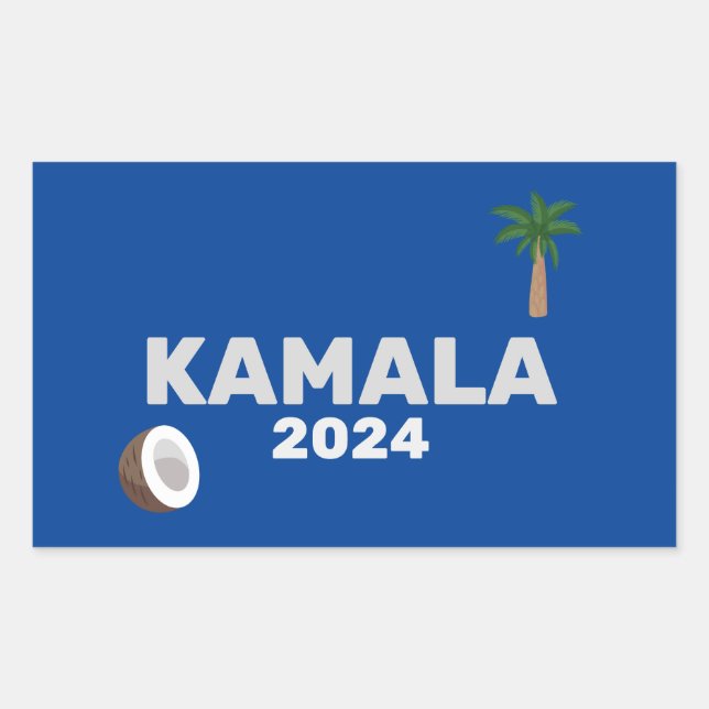 Coconut Harris 2024 Election Sticker (Front)