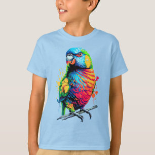 Coconut lorikeet Colourful - Cute Rainbow lorikeet T-Shirt