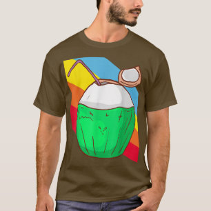 Coconut Milk Nut Nuts Food Vegan Vegetarian T-Shirt