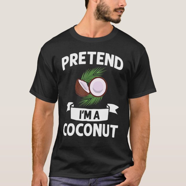 Coconut Milk Oil Water Cream Tree Fruit Palm Butte T-Shirt (Front)