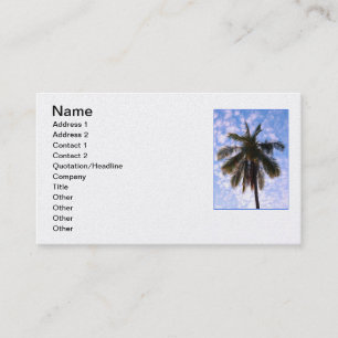 Coconut Palm Business Card