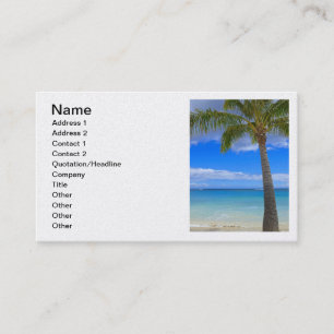 Coconut Palm Business Card