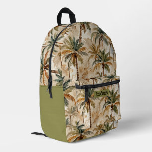 Coconut Palm Grove Back Pack