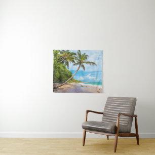 Coconut Palm, Mirissa Beach Sri Lanka Tapestry
