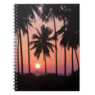 Coconut Palm Tree Landscape Notebook