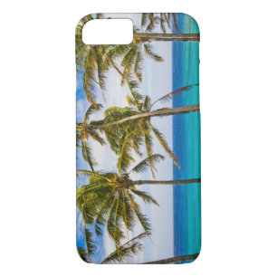 Coconut palm trees (Cocos nucifera) swaying in Case-Mate iPhone Case