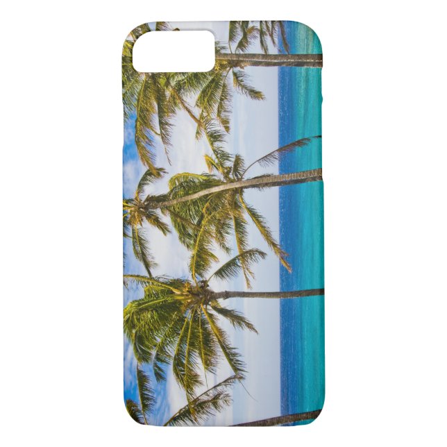 Coconut palm trees (Cocos nucifera) swaying in Case-Mate iPhone Case (Back)