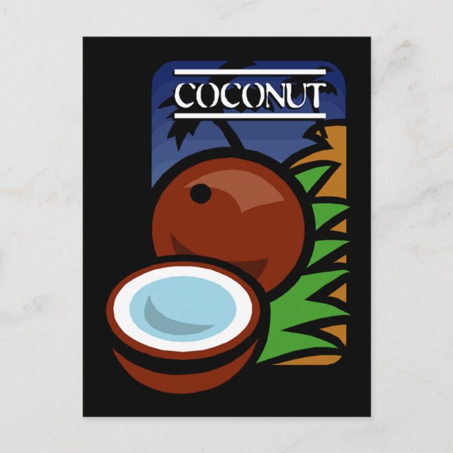 Coconut Postcard (Front)