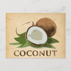 Coconut Postcard